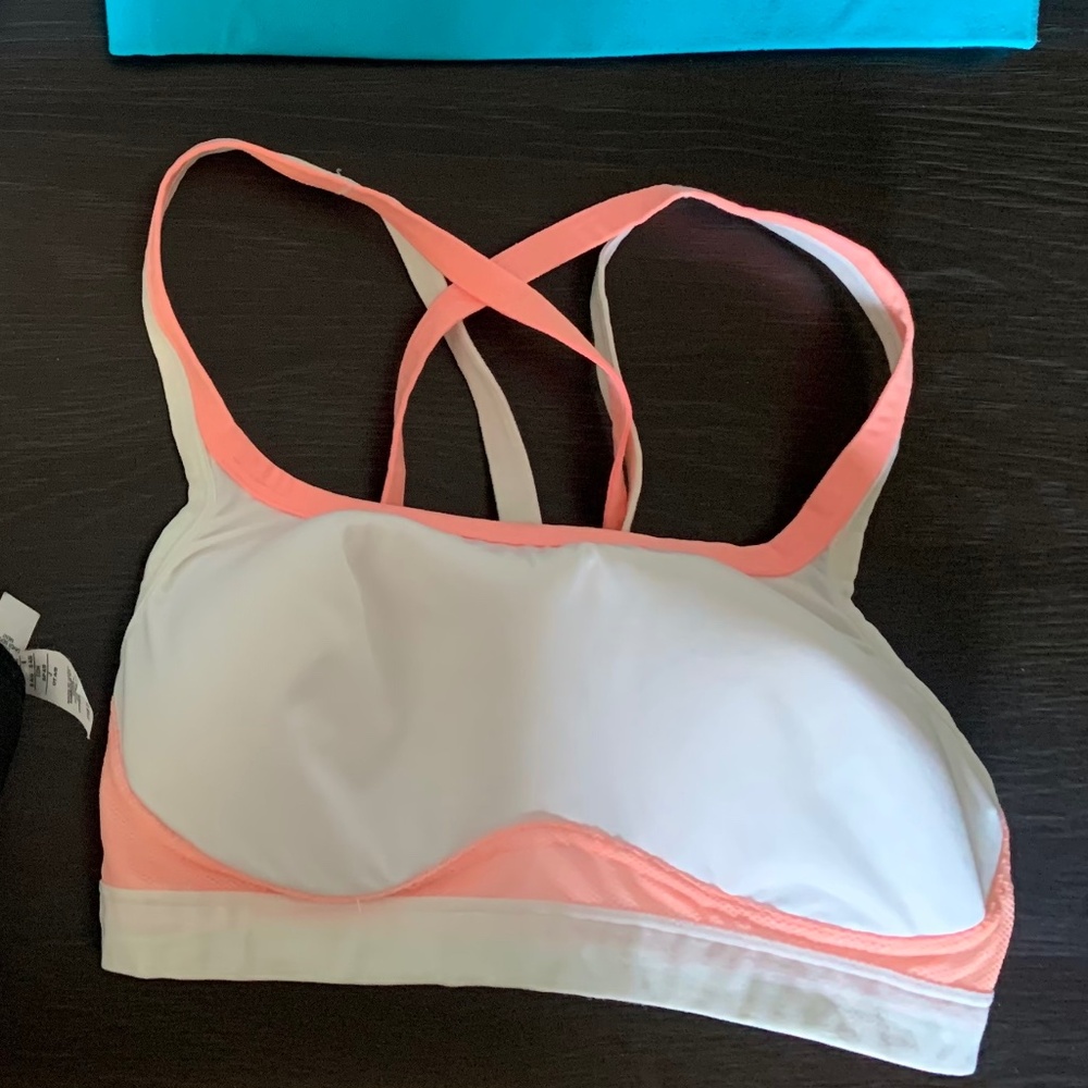 White sports bra